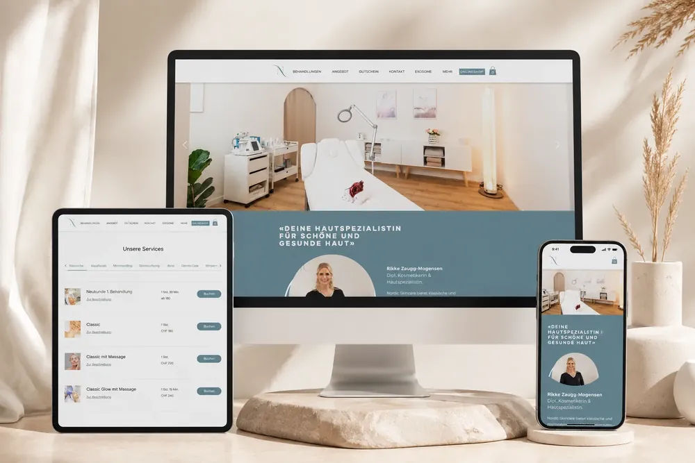Webdesign Case Study Vorschau Nordic Skincare von Webxiro